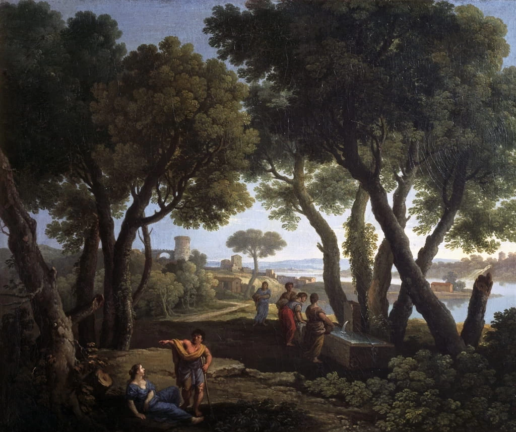 Paesaggio con donne alla fonte - Galleria Corsini, Roma